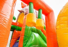 Châteaux gonflables multiplay dinoworld avec un toboggan, des objets amusants sur la surface de saut et des objets 3D accrocheurs pour les enfants. Commandez des toboggan châteaux gonflables en ligne chez JB Gonflables France