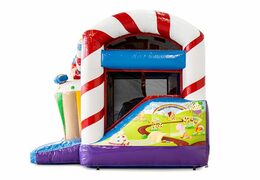 Commandez un mini château gonflable candyworld avec toboggan pour enfants. Achetez des mini château gonflable en ligne chez JB Gonflables France