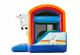 Commandez un mini château gonflable licorne avec toboggan pour enfants. Achetez des mini multiplay en ligne chez JB Gonflables France