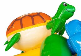 Commandez un château gonflable toboggan combo sur le thème d'Hawaï pour les enfants. Château gonflable avec toboggan disponibles à l'achat chez JB Gonflables France