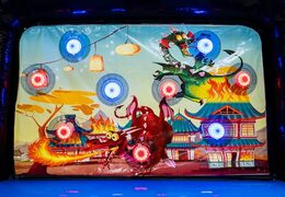 mini jeu de galerie de tir ips commande de feuille de fond de dragon amovible