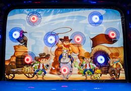 Commandez une mini galerie de tir ips jeu feuille de fond western interchangeable