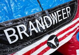 Commandez le châteaux gonflables multiplay moyen des pompiers avec toboggan pour enfants. Achetez des toboggan châteaux gonflables en ligne chez JB Gonflables France