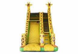 Obtenez votre toboggan girafe gonflable avec des couleurs gaies, des objets 3D et une impression amusante sur la paroi latérale pour les enfants. Commandez des toboggans gonflables maintenant en ligne chez JB Gonflables France