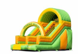 Commandez en ligne un toboggan gonflable sur le thème de la jungle pour vos enfants. Achetez des toboggans gonflables maintenant en ligne chez JB Gonflables France