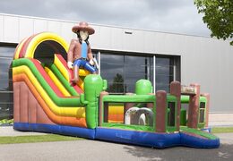 Toboggan gonflable multifonctionnel sur le thème de la plage avec une pataugeoire, un objet 3D impressionnant, des couleurs fraîches et des obstacles 3D pour les enfants. Achetez des toboggans gonflables maintenant en ligne chez JB Gonflables France