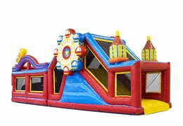 Achetez un parcours d'obstacles modulaire de 13,5 mètres de long avec des objets 3D appropriés pour les enfants. Commandez des parcours d'obstacles gonflables maintenant en ligne chez JB Gonflables France