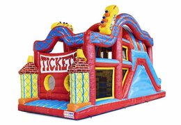 Achetez un parcours d'obstacles gonflable de 9 mètres dans des montagnes russes à thème pour les enfants. Commandez des parcours d'obstacles gonflables maintenant en ligne chez JB Gonflables France