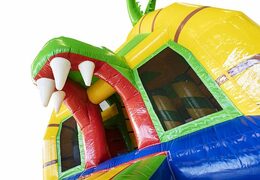 Grand coussin d'air gonflable sur le thème du crocodile à vendre pour les enfants