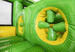 Obtenez votre parcours d'obstacles modulaire de 19 m sur le thème du crocodile avec des objets 3D assortis pour les enfants en ligne. Achetez des parcours d'obstacles gonflables chez JB Gonflables France