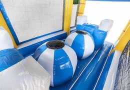 Commandez un parcours d'obstacles modulable de 19 mètres de long sur le thème du surf avec des objets 3D assortis pour les enfants. Achetez des parcours d'obstacles gonflables en ligne maintenant chez JB Gonflables France