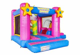 acheter petit coussin d'air gonflable avec toboggan thème licorne