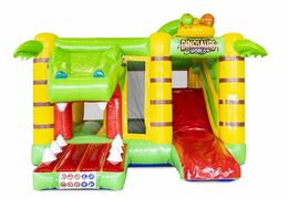 Acheter un transat gonflable compact avec toboggan dans un thème Dino pour les enfants