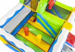 Acheter coussin d'air gonflable avec toboggan thème pirate pour enfant