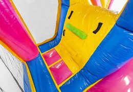 Transat gonflable sur le thème de la licorne pour enfants avec toboggan et objets à acheter dedans