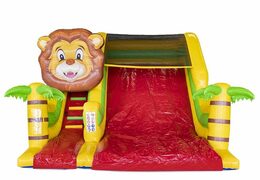 Acheter coussin d'air gonflable toboggan thème jungle pour enfants