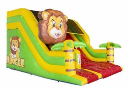 Commandez un coussin d'air toboggan gonflable sur le thème de la jungle pour les enfants