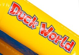 Commander château gonflable gonflable avec toboggan à l'avant sur le thème du canard pour les enfants