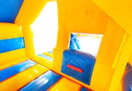 Acheter château gonflable gonflable avec toboggan sur le devant thème canard en caoutchouc jaune