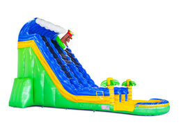 Commandez un toboggan aquatique gonflable Waterslide D22 Hawaii avec un thème tropical