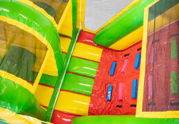 Achetez dès maintenant votre parcours d'obstacles gonflable de 13 mètres sur le thème des Dinosaure pour les enfants. Commandez des parcours d'obstacles gonflables en ligne maintenant chez JB Gonflables France