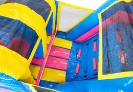 Commandez un parcours d'obstacles Flamant gonflable de 13 mètres de long pour les enfants. Achetez des parcours d'obstacles gonflables en ligne maintenant chez JB Gonflables France