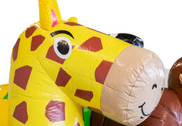 Commandez le château gonflable gonflable Mini Multiplay sur le thème de la jungle pour les enfants. Achetez des châteaux gonflables gonflables chez JB Gonflables France