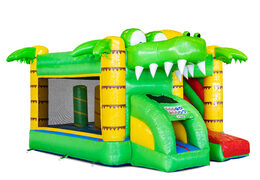 Château gonflable Mini Multiplay gonflable sur le thème du Crocodile en vente chez JB Inflatables. Commandez des jeux gonflables chez JB Gonflables France
