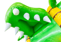 Commandez le château gonflable gonflable Mini Multiplay sur le thème du Crocodile pour les enfants. Achetez des châteaux gonflables gonflables chez JB Gonflables France