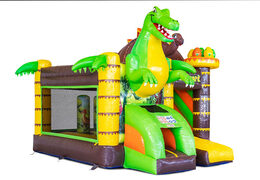 Château gonflable gonflable Mini Multiplay sur le thème Dino en vente chez JB Inflatables. Commandez des jeux gonflables chez JB Gonflables France