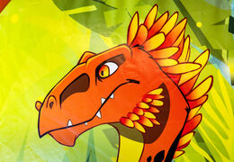 Achetez le château gonflable gonflable Mini Multiplay Dino pour les enfants. Commandez des jeux gonflables chez JB Gonflables France