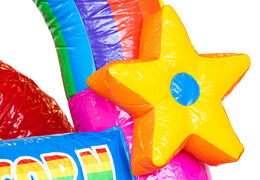 Commandez le château gonflable gonflable Mini Multiplay sur le thème de la Licorne pour les enfants. Achetez des châteaux gonflables gonflables chez JB Gonflables France