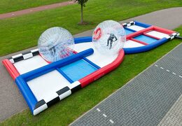Piste de course en ballons gonflables