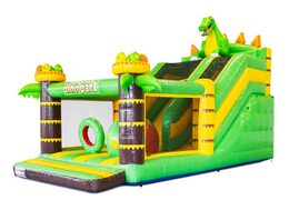 Acheter un grand château gonflable avec toboggan et obstacles chez JB Inflatables