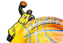 Achetez un jeu gonflable de basket-ball aux couleurs vives chez JB Inflatables