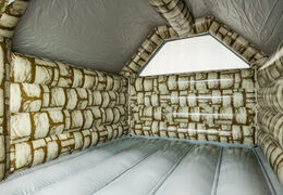 Intérieur du château gonflable standard Grey Brick