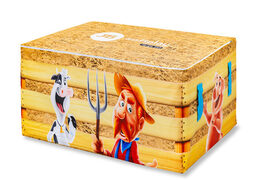 Boîte de rangement pour le soft play sur le thème de la ferme en vente chez JB