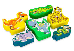 Ensemble de thème de softplay images Jungle Dino animaux