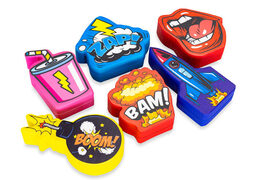 Ensemble de thèmes Softplay avec des images de bandes dessinées d'animaux