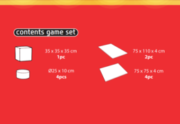 Contenu du kit de jeu Softplay en thème de montagnes russes à acheter chez JB