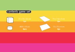 Contenu du kit de jeu Softplay en thème de licorne à acheter chez JB