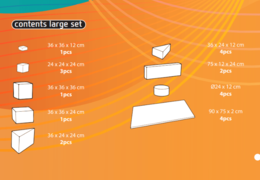 Achetez en ligne le contenu de l'ensemble Softplay Large sur le thème Standard