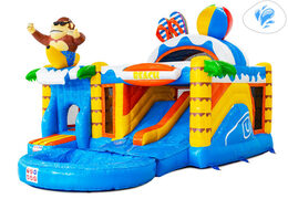 Commandez le château gonflable Multiplay Dubbelslide en ligne chez JB