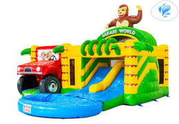 Commandez le château gonflable Multiplay Dubbelslide en ligne chez JB