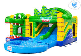 Commandez le château gonflable Multiplay Dubbelslide en ligne chez JB