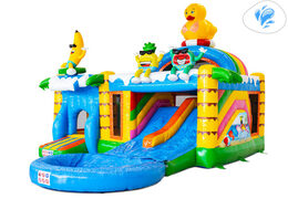 Commandez le château gonflable Multiplay Dubbelslide en ligne chez JB