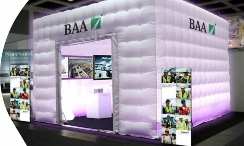 JB Promotions van JB Inflatables; De maatwerk specialist voor opblaasbare beursstands, reclame artikelen en promotiematerialen op maat gemaakt