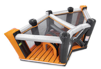 Méga parcours du combattant gonflable giga modulaire de 40 pièces pour enfants. Commandez des parcours d'obstacles gonflables en ligne maintenant chez JB Gonflables France