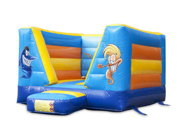 Achetez un petit château gonflable ouvert sur le thème du monde marin pour les enfants. Commandez des châteaux gonflables maintenant chez JB Gonflables France en ligne