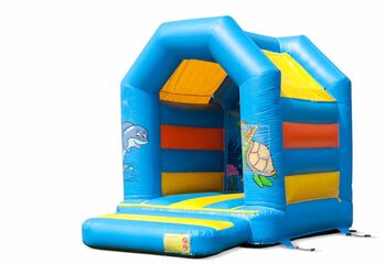 Klein overdekt springkussen kopen in thema seaworld voor kinderen